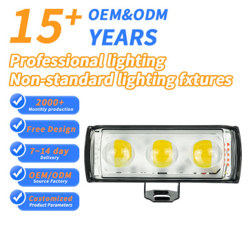 LiuHJG 3 Lens Led Motorcycle Flash Super Brightness daytime driving lights Waterproof for Motorbike Driving Spot light led