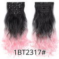 16 Clip in hair extension 1BT2317#