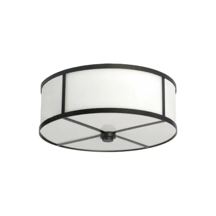 UL Listed Semi Flush Round Ceiling Lamp for Holiday Inn & Choice Inn Contemporary Guestrooms