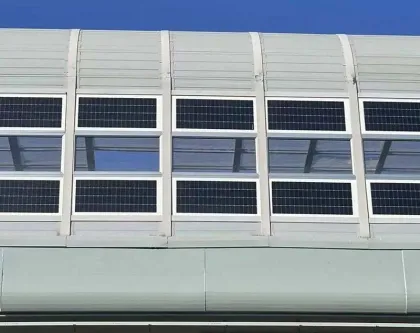 Highway solar sound barrier
