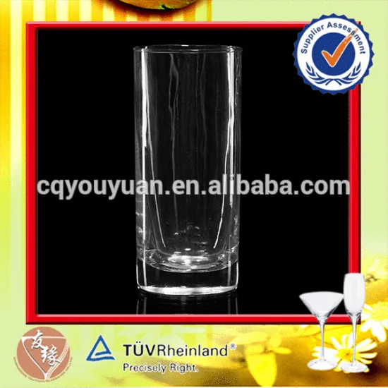 Water Drinking Glass 300ml Drinkware Clear Milk Glass