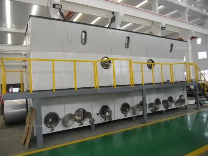 Continuous fluidized bed dryer Horizontal fluid bed dryer