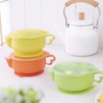 Baby Double Layer Stainless Steel Suction Cup Bowl