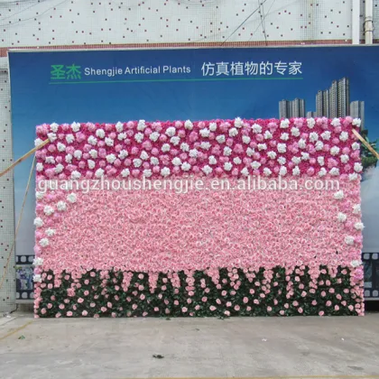 SJ400928 Ready made flower wall/custom made flower wall/rose wall sale