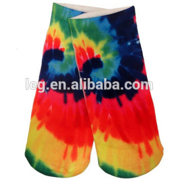 Kids Tie Dye Photo Print Ankle Socks