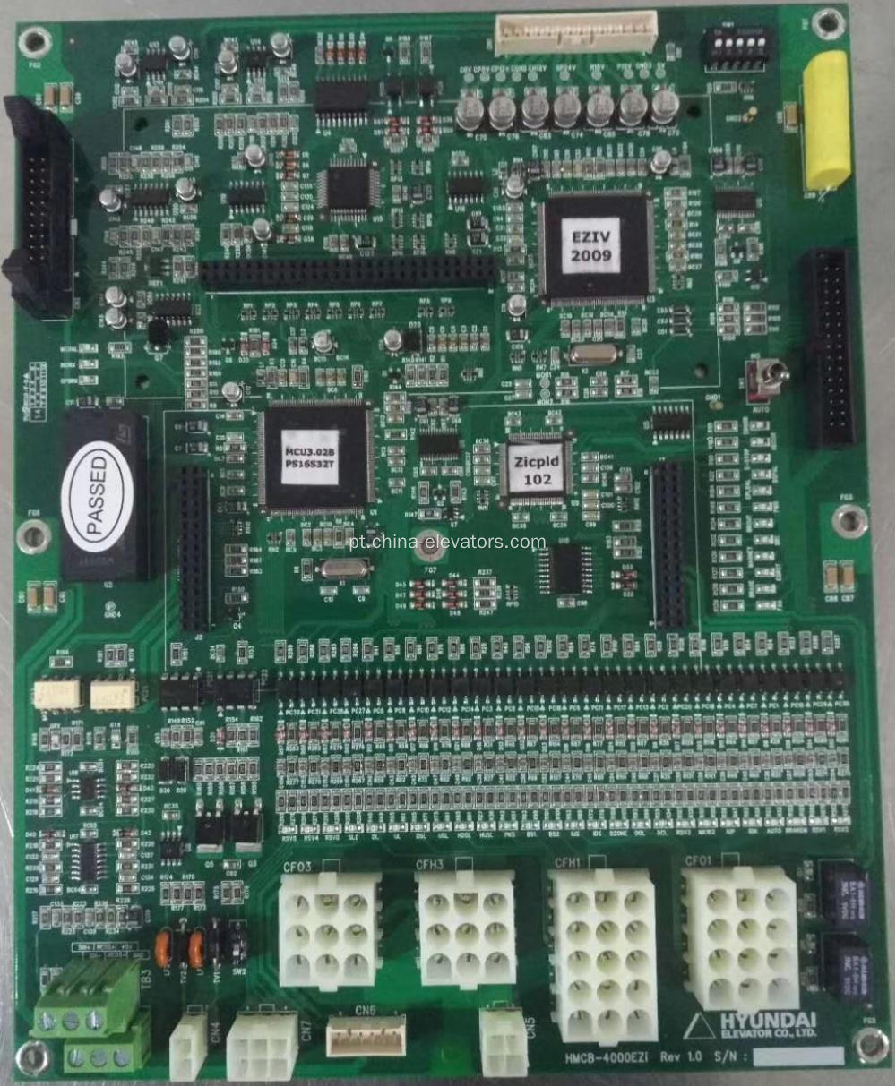 HMCB-4000EZI Rev 1.0 PCB Assy para elevadores da Hyundai