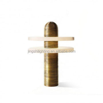 Modern Golden Luxury Axon Brass Glass Spherical Table Lamp