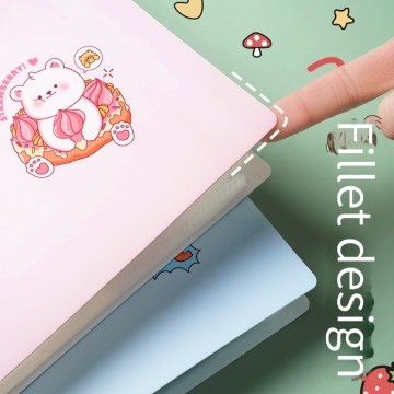 DELI PQ312 Transparent A4 File Folder Binder for Exam Paper Storage