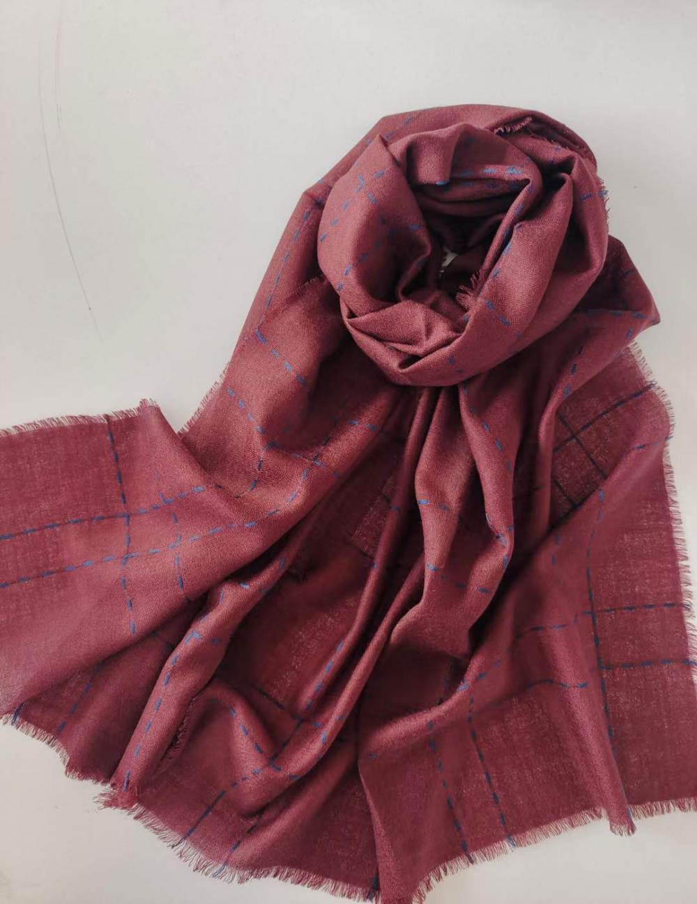 Printed Wool Scarf Msy 407