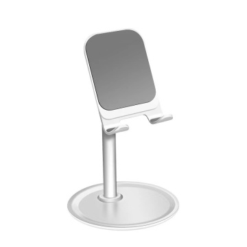 Rotary Foldable Aluminum Alloy Mobile Phone Holder Stand with Non-slip Mat for Phones and iPads
