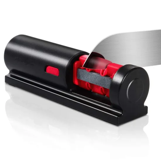 TV-Shown Kitchen Accessories: Discover the 4-Stone Plastic Knife Sharpener