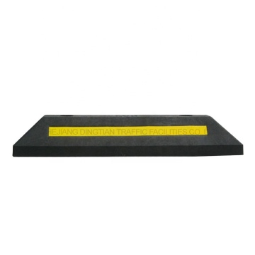 DINGWANG Reflective Cheap Plastic Car Wheel Stopper