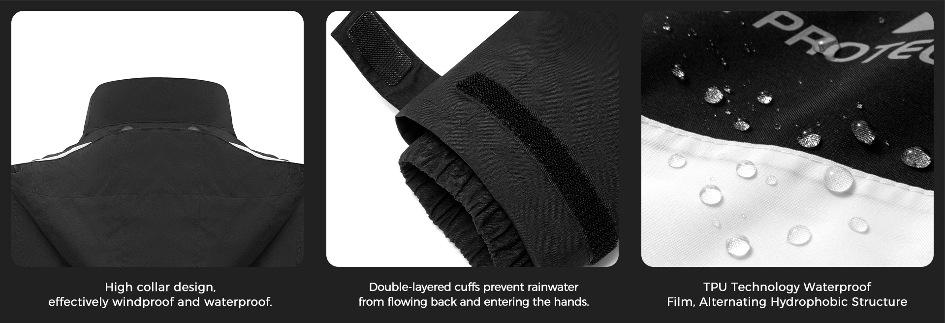 reflective rain gear