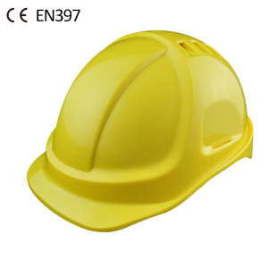 Casco de seguridad industrial del ABS de la construcción del CE con respiraderos