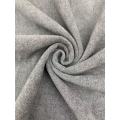 Tissu d'ameublement chenille de couleur unie aspect lin