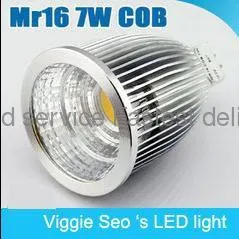 7W COB MR16 led spot light