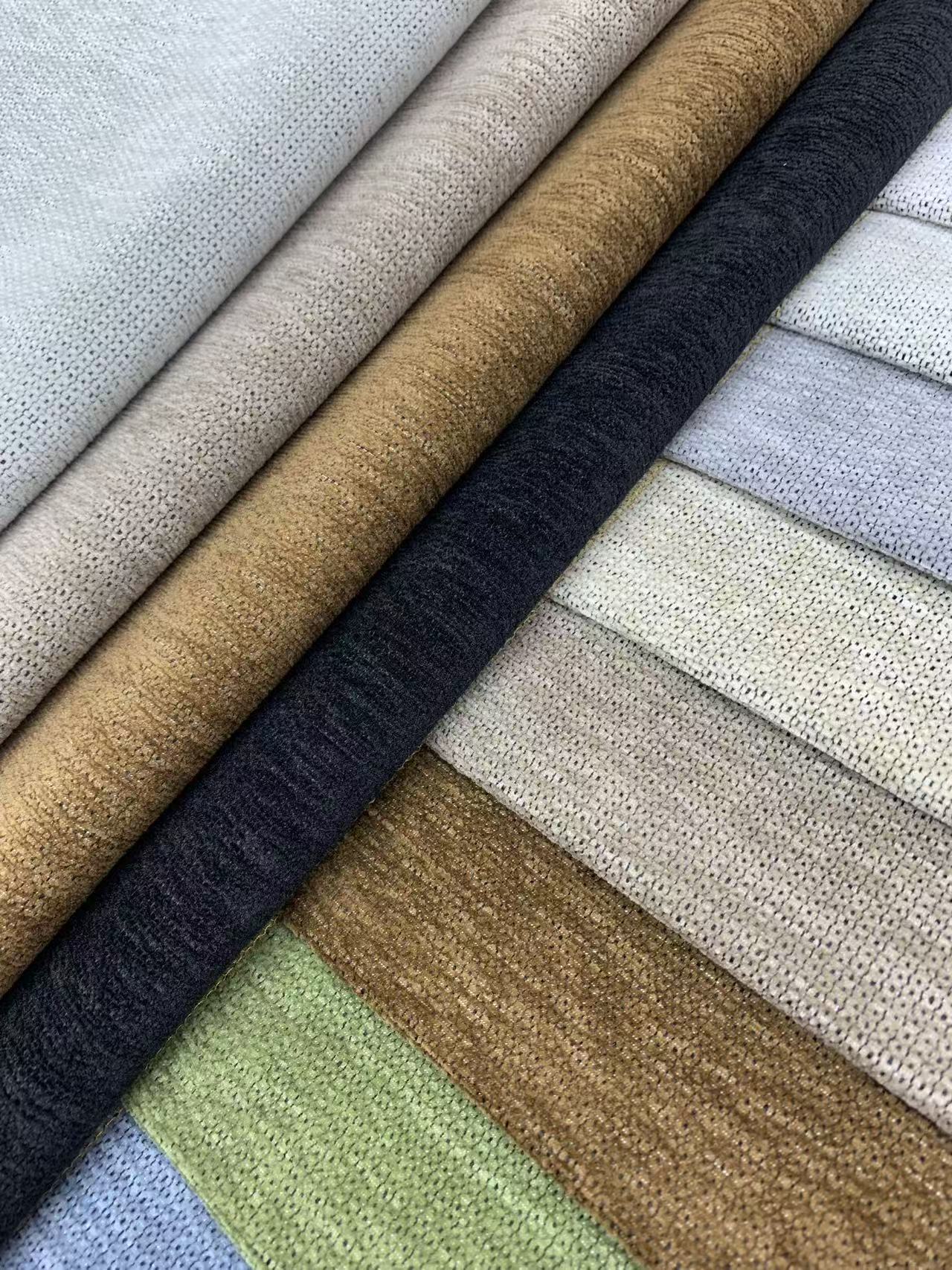 Modern Minimalist Chenille Upholstery Fabric