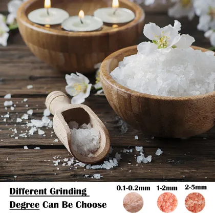 Custom Private Label Vegan Luxury Dead Sea Shimmer Pink Himalayan Bath Salt