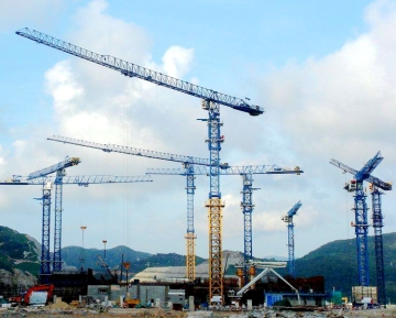 8ton flat top topless Tower Crane TC5615P
