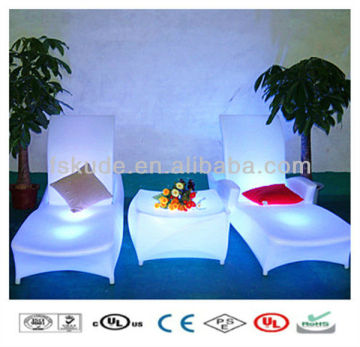 Illuminous Battery Rechargeable LED Folding Beach Chairs