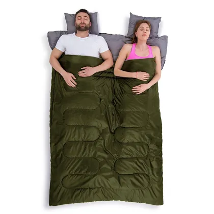 Wholesale Winter Outdoor Camping Ultra Light Double Sleeping Bag