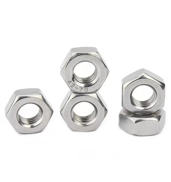 Custom Stainless Steel 304 Hex Nuts - M16 Size, Fine/Coarse Threads, ISO4032 Standard, Plain Finish