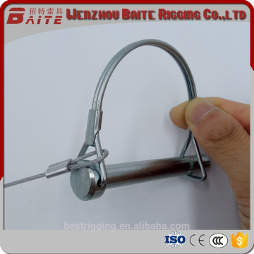 Wenzhou Baite Rigging Hardware Steel Pin With Wire Rope