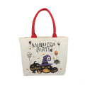 Designs de Halloween personalizados Bag de lona de algodão