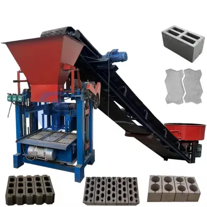 Smart Cement Brick and Block Making Machine from Plastics