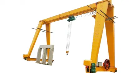 mh model rail travel single girder gantry crane