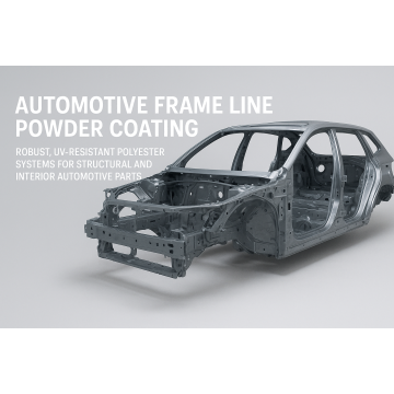 Порошковое покрытие автомобильной рамы