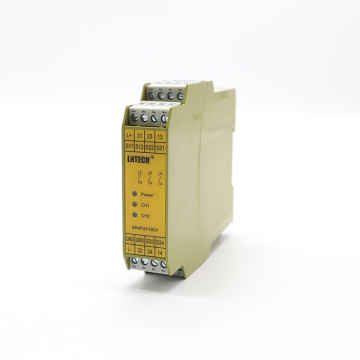 Emergency Stop Safety Gate with Light Barrier Relay Control (3NO, 1NC)