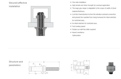 BOOM-LOCK TYPE Blind Rivet