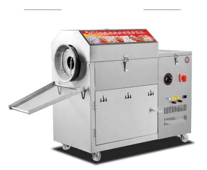 Electric Stainless Steel Toaster for Almonds and Peanuts