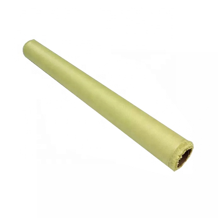 1500d 200gms de tecido de fibra de aramida de tecido liso amarelo