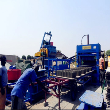 semi-automatic hollow blocks making machine