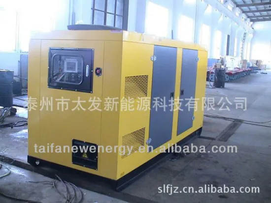 Natural gas generation Taifa silent series three phase four wires 75kw