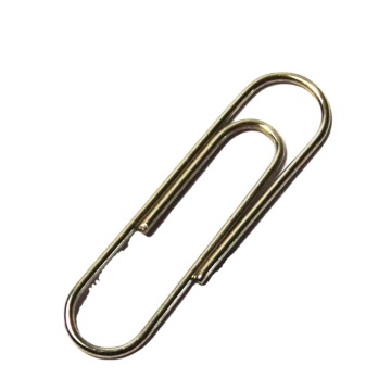Standard Metal Paper Clips in Silver for Office Use - Transparent Bottle Pack, Sizes 28mm, 32mm, 51mm