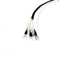Cablaggio di alimentazione DC 12V XH2.54 Connettore femmina a 3 pin a 3 terminali a forcella con nucleo in ferrite Lunghezza 330 mm