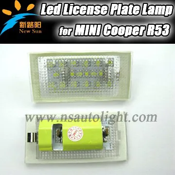 Mini cooper R50 R52 R53 Led frame light Led car license plate light