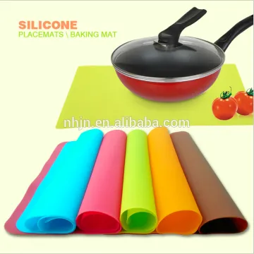 5pcs silicone placemats insulation baking mats table coasters dining room