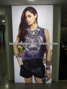 Backlit fabric LED light box,LED display light box