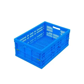 Stackable Folding Plastic Crate for Fruits and Vegetables