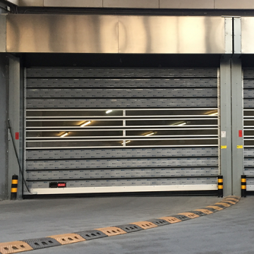 Wood grain hard fast shutter door