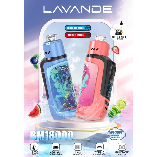 Lavande BM 18000 E-rokok sekali pakai