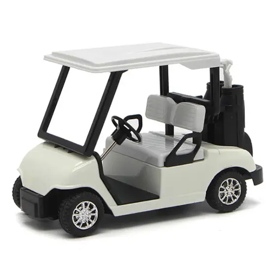Wholesale Custom Logo Mini Metal Car Promotional Toys: Pull-Back Diecast Golf Cart Models