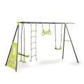 Outdoor Playground Garden 6 Function Metal Swing Sets