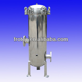 SS filter carteridge housing/Industrial SS filter housing for water treatment/SS multi filter housing