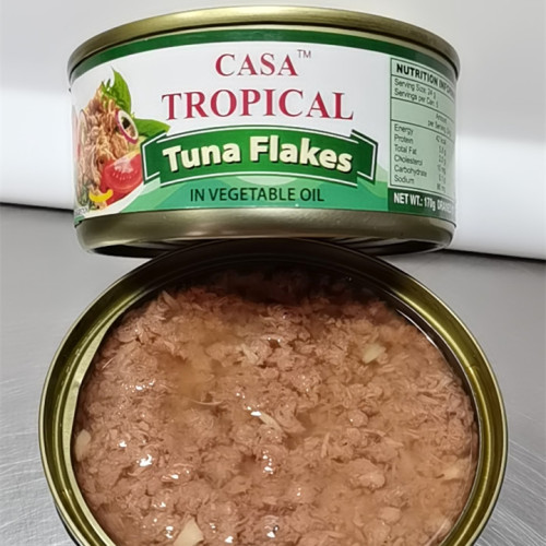 Tropical Canned Tuna Shredded In Vegetable Oil, High Quality Tropical