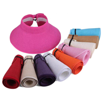 Foldable Summer Beach Straw Hat for Women